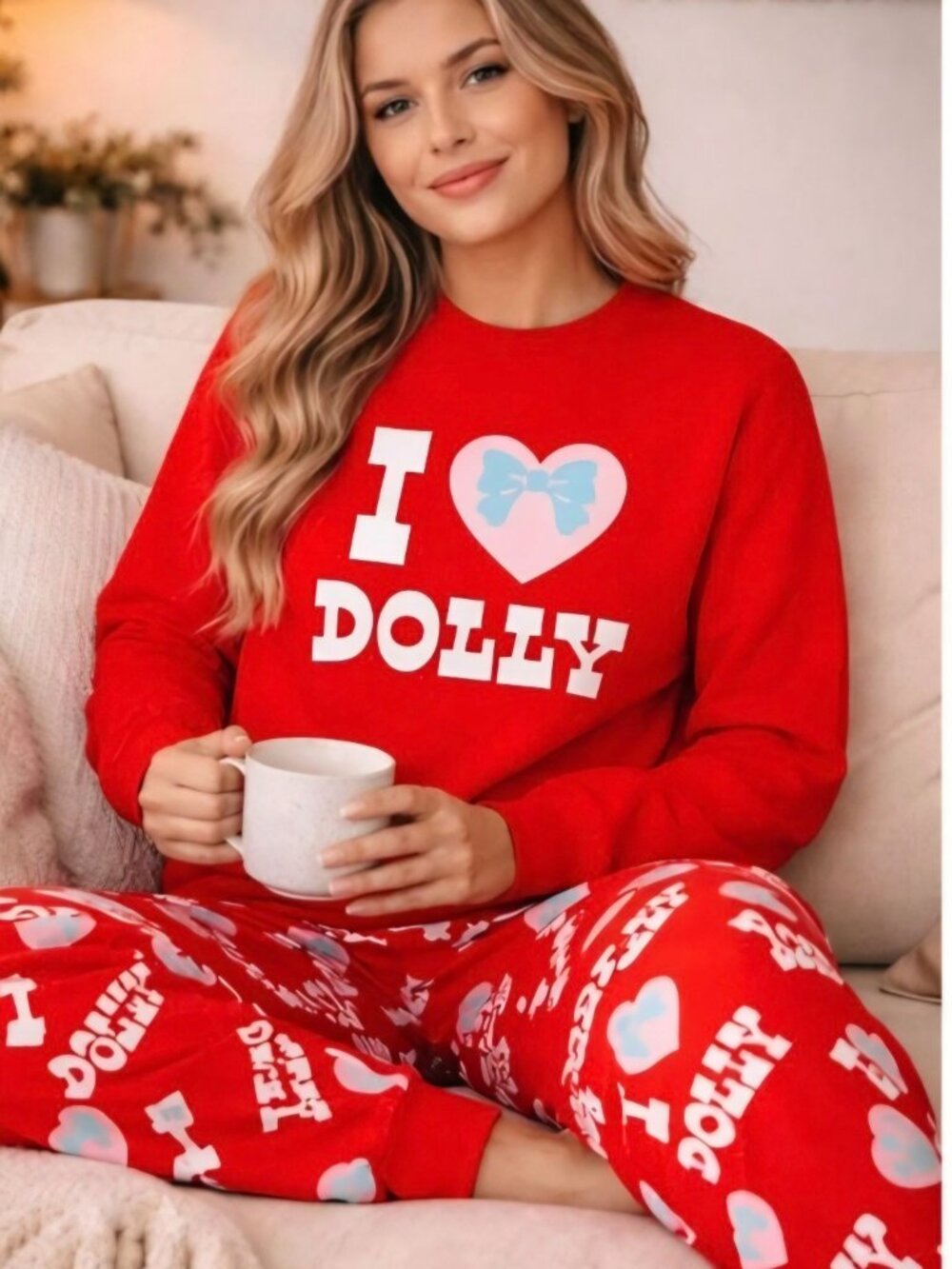 NWOT DOLLY PARTON (2X) Love/Holiday/Lounge/Pajama 2 pc. set